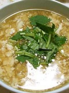 くずし豆腐としょうがのあったかスープ-レシピのメイン写真