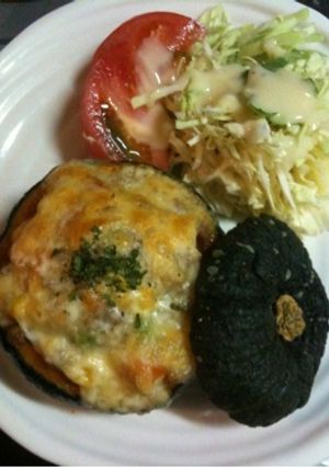 坊ちゃんかぼちゃのチーズ焼き-レシピのメイン写真