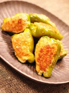 母の味・シンプルが旨いピーマンの肉詰め-レシピのメイン写真