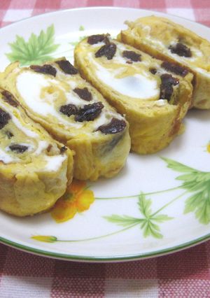 お弁当にも♡レーズン入り卵焼き-レシピのメイン写真