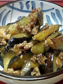 シンプル!茄子とひき肉のオイスター炒め-レシピのメイン写真