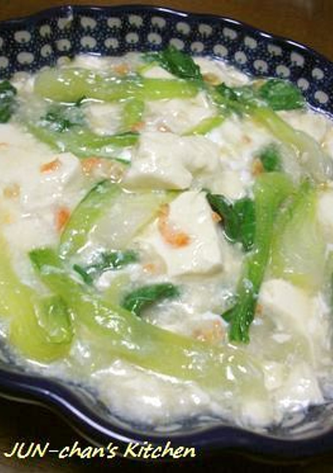 チンゲン菜と豆腐のとろ～り中華風-レシピのメイン写真
