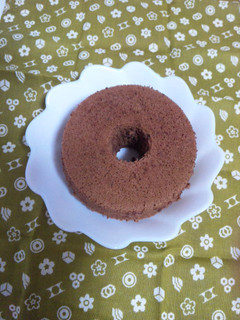 卵1つで☆ココアシフォンケーキ-レシピのメイン写真
