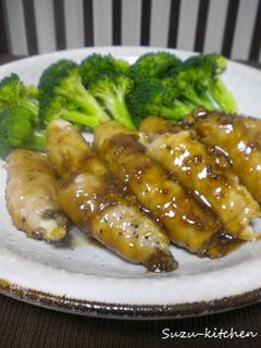 舞茸の豚肉巻き ハニーマスタードソース-レシピのメイン写真