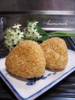 トースター使用!残ったご飯で焼きおにぎり-レシピのメイン写真