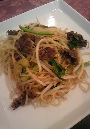 牛肉とセロリの焼きそば-レシピのメイン写真