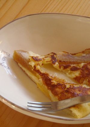 柿とリンゴで☆簡単ヨーグルハニーケーキ♪-レシピのメイン写真