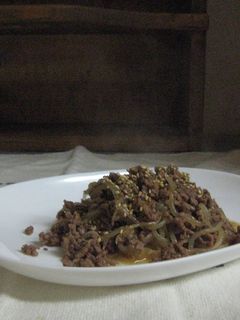 豚ひき肉としらたきのオイスター醤油炒め-レシピのメイン写真