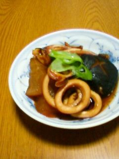 みりんでイカと大根の煮物-レシピのメイン写真