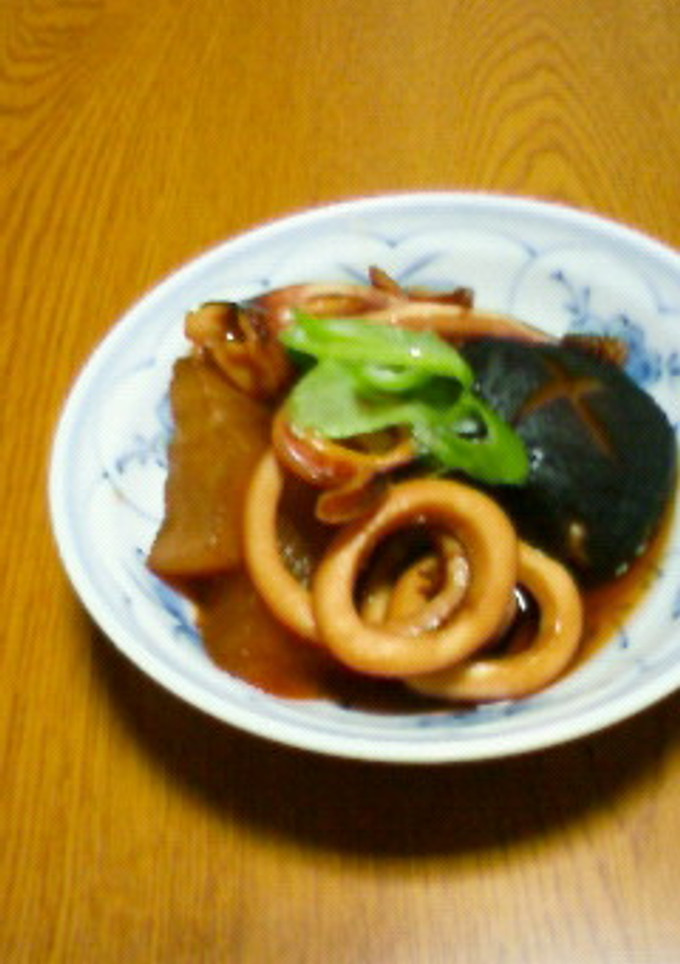 みりんでイカと大根の煮物-レシピのメイン写真