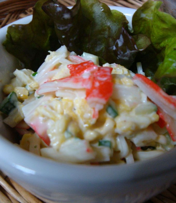 簡単♪カニ風味サラダ☆ by miwachan☆ 【クックパッド】 簡単おいしい