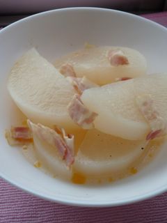 大根とベーコンのコンソメ煮-レシピのメイン写真