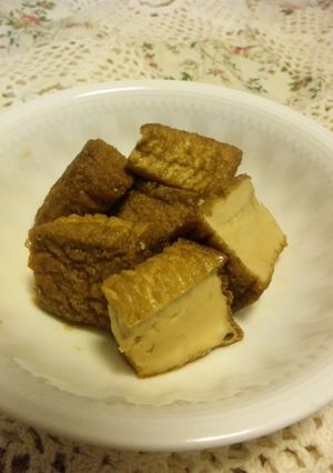 あと一品＊麺つゆで厚揚げの煮物＊-レシピのメイン写真