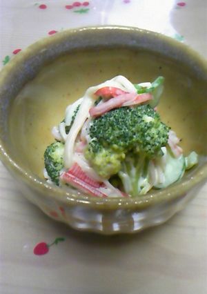 蟹カマとブロッコリーのマヨから和え★-レシピのメイン写真