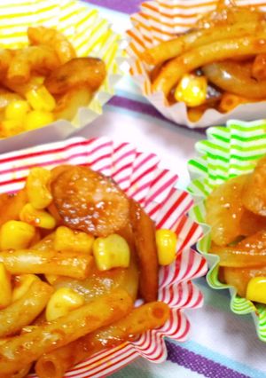 お弁当に☆お子様味のマカロニコーン♪-レシピのメイン写真