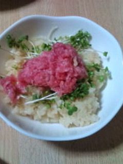 塩で食べる*洋風ネギトロ丼-レシピのメイン写真