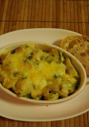 里いもと白菜の豆乳グラタン-レシピのメイン写真