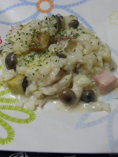 サツマイモご飯でリゾット-レシピのメイン写真