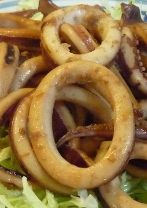 山盛りキャベツのイカのバター醤油風味-レシピのメイン写真