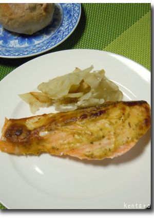 サーモンのディジョンマスタード焼き-レシピのメイン写真
