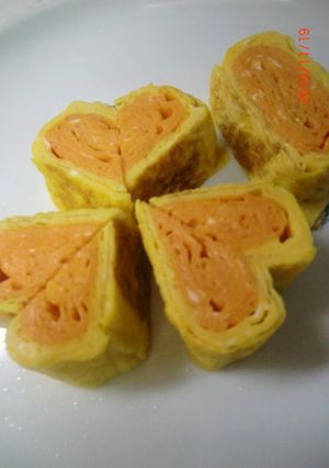 お弁当に✿2色のカラフル卵焼き✿-レシピのメイン写真
