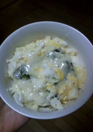 お弁当の残り物で☆海苔チーたまマヨ丼☆-レシピのメイン写真