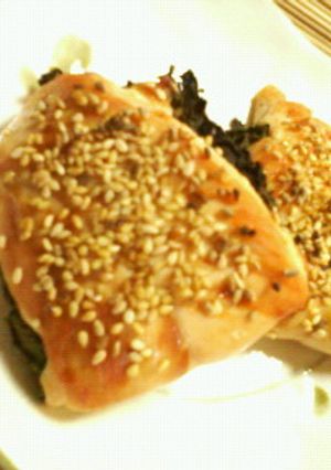 鶏ｻｻﾐの大葉ﾁｰｽﾞはさみ焼き-レシピのメイン写真
