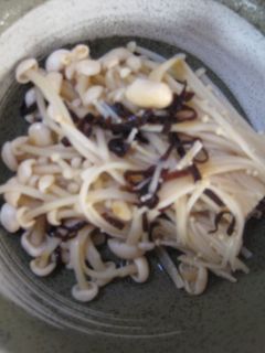 ヘルシー!えのきの塩昆布和え-レシピのメイン写真