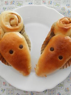 シナモン&アップルのねずみパン-レシピのメイン写真
