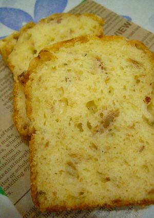 ツナとたまねぎのパウンドケーキ♪-レシピのメイン写真