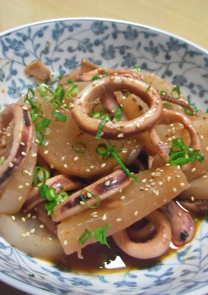 ＊いかと大根の煮物＊韓国風♪-レシピのメイン写真