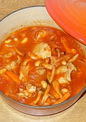 チキンのトマト煮込み-レシピのメイン写真
