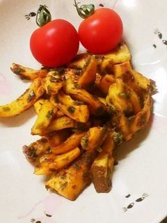 お弁当に♪エリンギのカレーケチャップ炒め-レシピのメイン写真