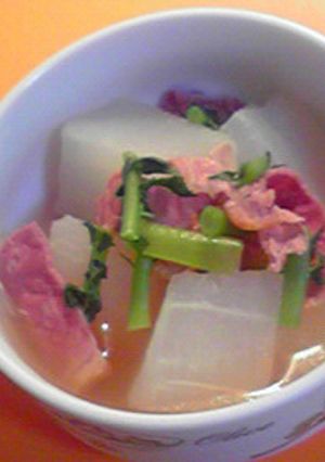 ベーコン風味の大根ポトフスープ-レシピのメイン写真
