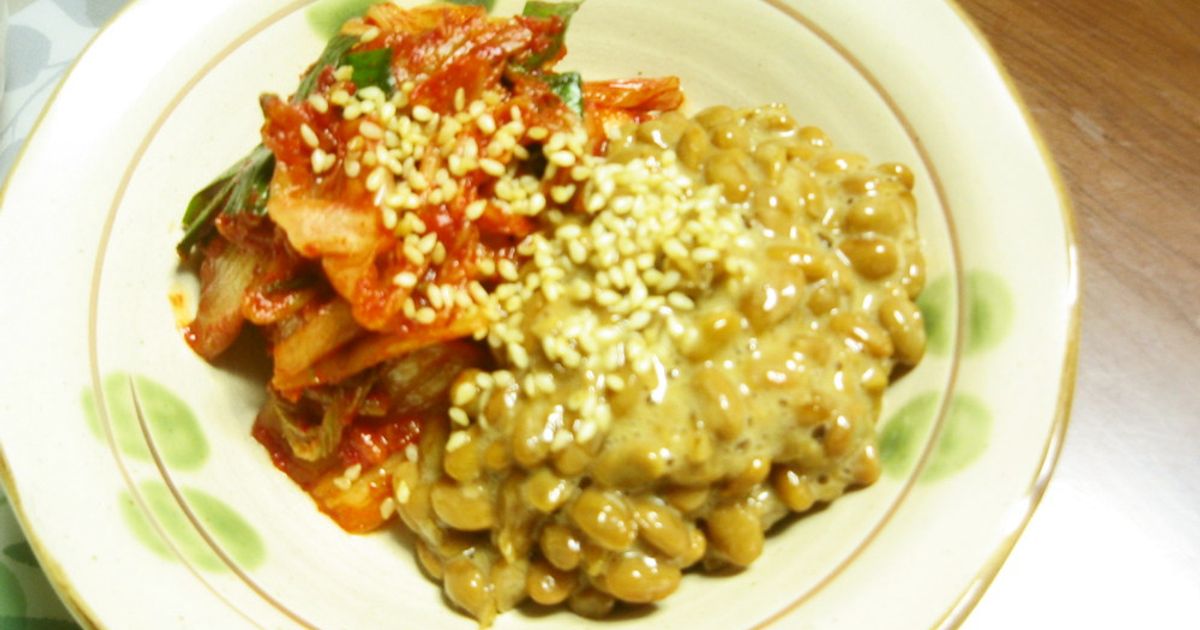 キムチ納豆☆ダイエットに効く食べ方 by ハル菓子パン 【クックパッド