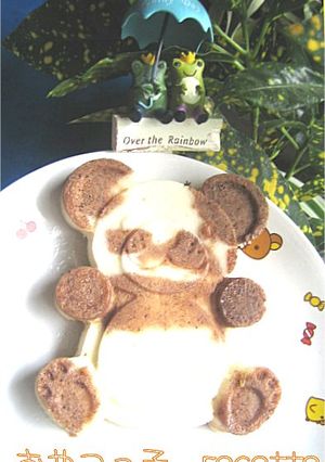 パンダケーキ　米粉ケーキＭＩＸ粉使用-レシピのメイン写真
