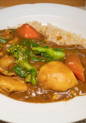 菜の花チキンカレー-レシピのメイン写真