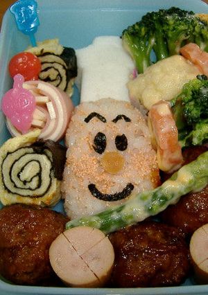 キャラ弁「ジャムおじさん弁当」-レシピのメイン写真