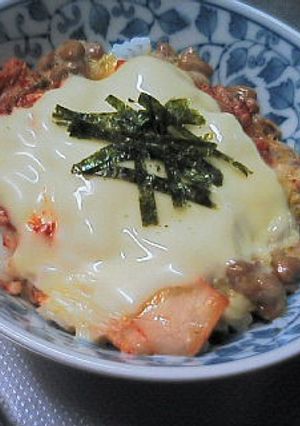 我家の定番☆納豆チーズ丼-レシピのメイン写真