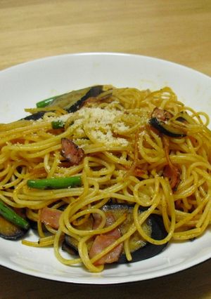 茄子とベーコンのパスタ-レシピのメイン写真