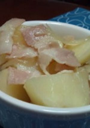 ルクエで☆じゃがベーコンのコンソメ煮-レシピのメイン写真