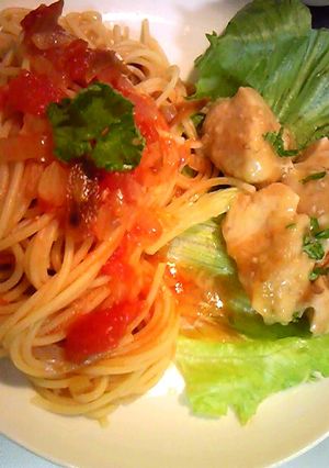 トマトパスタプレート♪-レシピのメイン写真