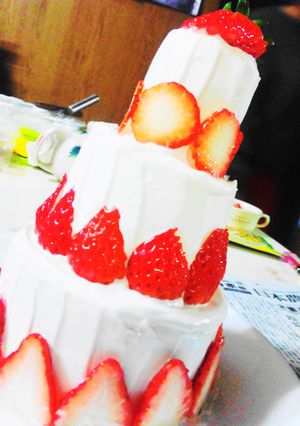 小さなタワーロールケーキ(^^)-レシピのメイン写真
