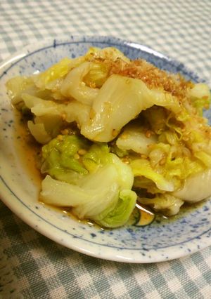 パパ大感激！！☆簡単旨い白菜のおひたし☆-レシピのメイン写真