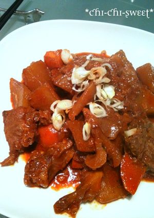 ＊こってりうま辛牛肉コチジャン煮＊-レシピのメイン写真