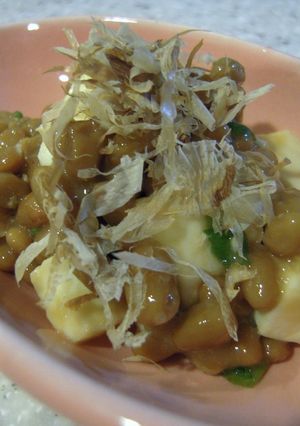 納豆とモッツアレラチーズのおつまみ-レシピのメイン写真