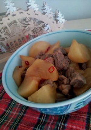 カブと牛肉の中華風-レシピのメイン写真