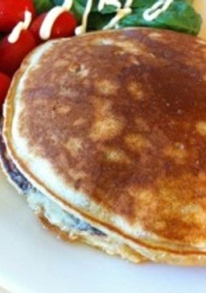 バナナパンケーキ【お手軽１人分レシピ】-レシピのメイン写真