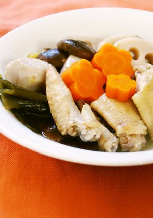 コラーゲンたっぷり♪鶏と根菜の美肌スープ-レシピのメイン写真