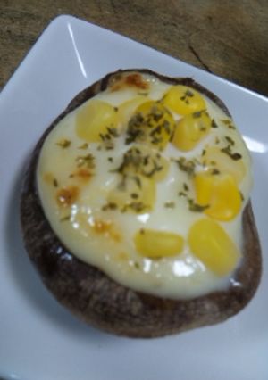 簡単！しいたけのマヨコーン焼き(^-^)-レシピのメイン写真